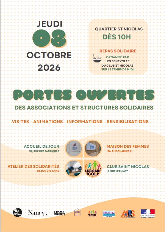 Journée portes ouvertes des dispositifs de veille sociale – 8 octobre 2026